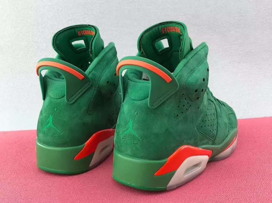 Датум на издавање на Air Jordan 6 Gatorade Green Suede