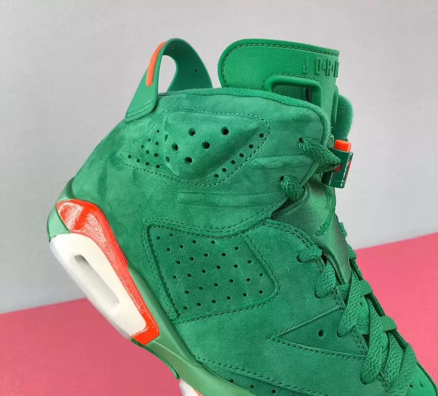 Air Jordan 6 Gatorade Green Suede Дата випуску