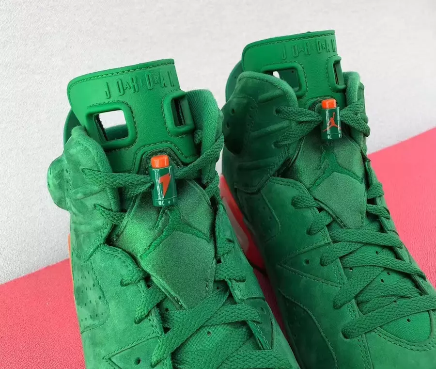 Air Jordan 6 Gatorade Green Suede релиз датасы