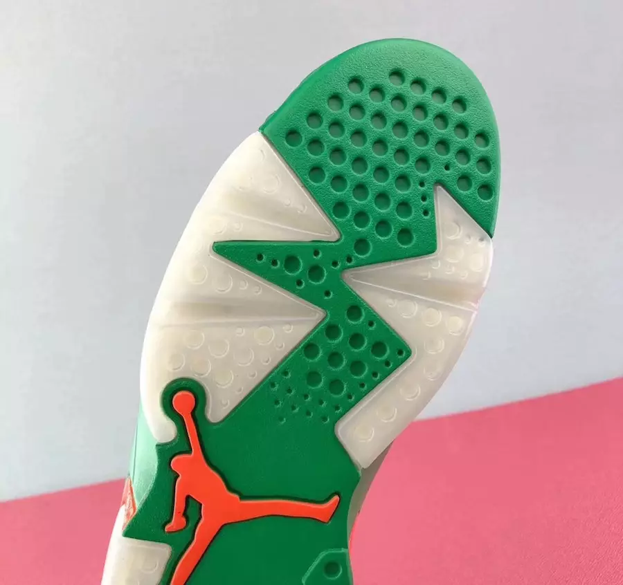 Air Jordan 6 Gatorade Green Suede Dáta Eisiúna