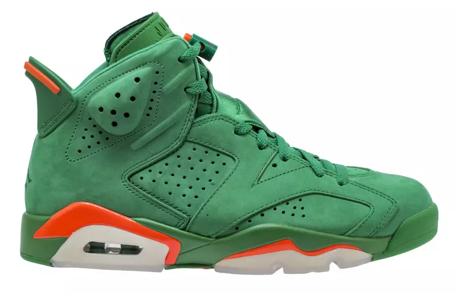 Air Jordan 6 Gatorade Green Датум на издавање AJ5986-335 Датум на издавање