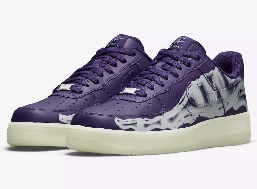 Nike Air Force 1 Purple Skeleton CU8067-500 출시일 가격