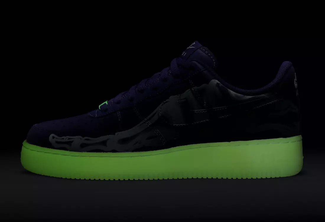 Датум на издавање на Nike Air Force 1 Skeleton Purple CU8067-500