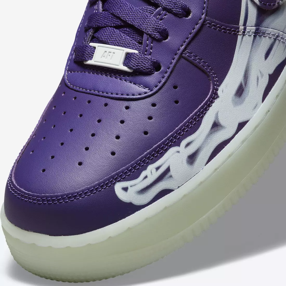 Nike Air Force 1 esqueleto roxo CU8067-500 Data de lançamento