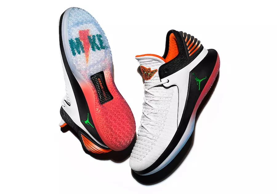 Air Jordan 32 Low Gatorade Kuwa Kama Mike AA1256-100