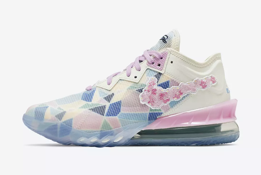 atmos Nike LeBron 18 Low Sakura Cherry Blossom CV7564-101 Datum izdaje