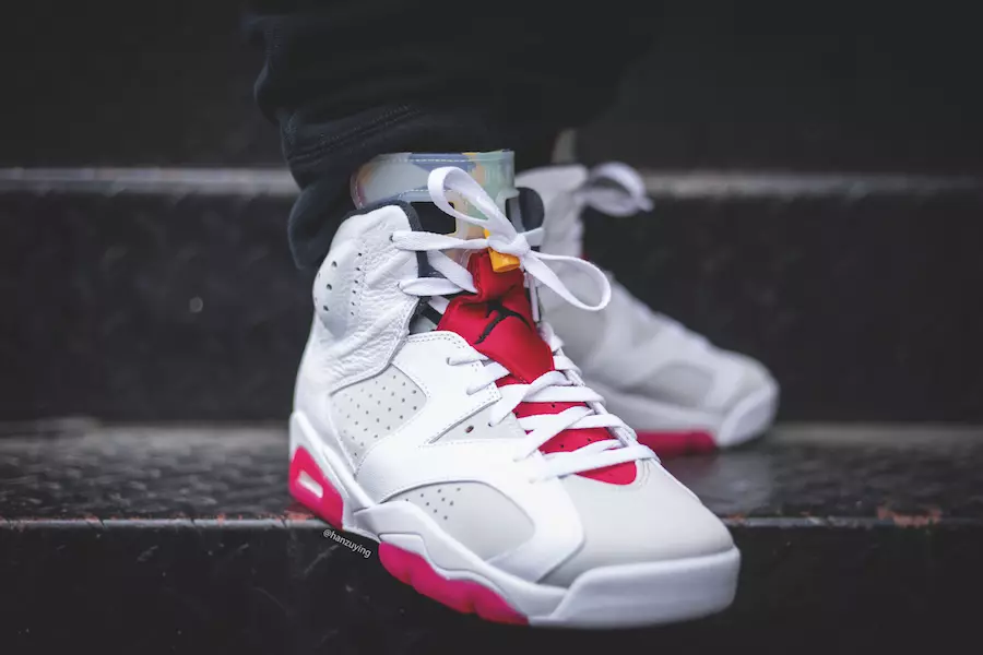 Air Jordan 6 Hare CT8529-062 Dátum vydania na nohách