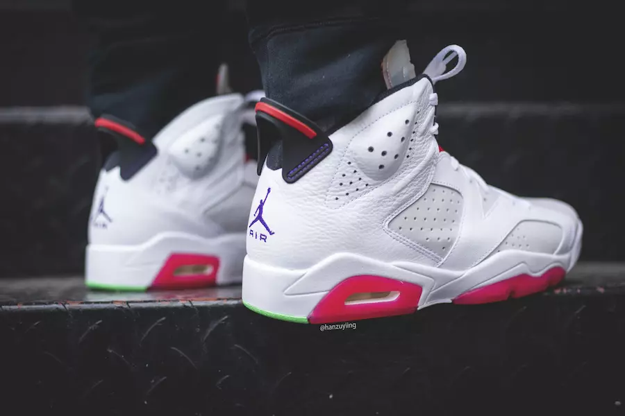 Air Jordan 6 Hare CT8529-062 Data di rilascio ai piedi