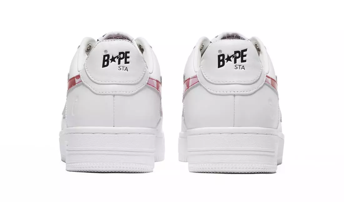 Tarehe ya Kutolewa kwa Bape Sta White Pink