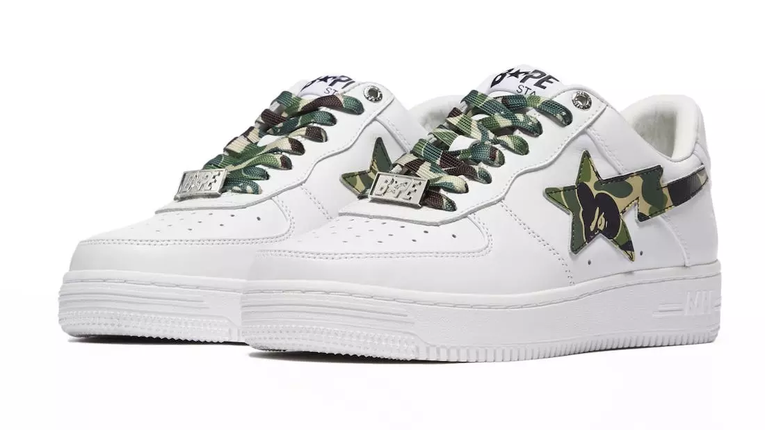 Tarehe ya Kutolewa ya Bape Sta White Green Camo