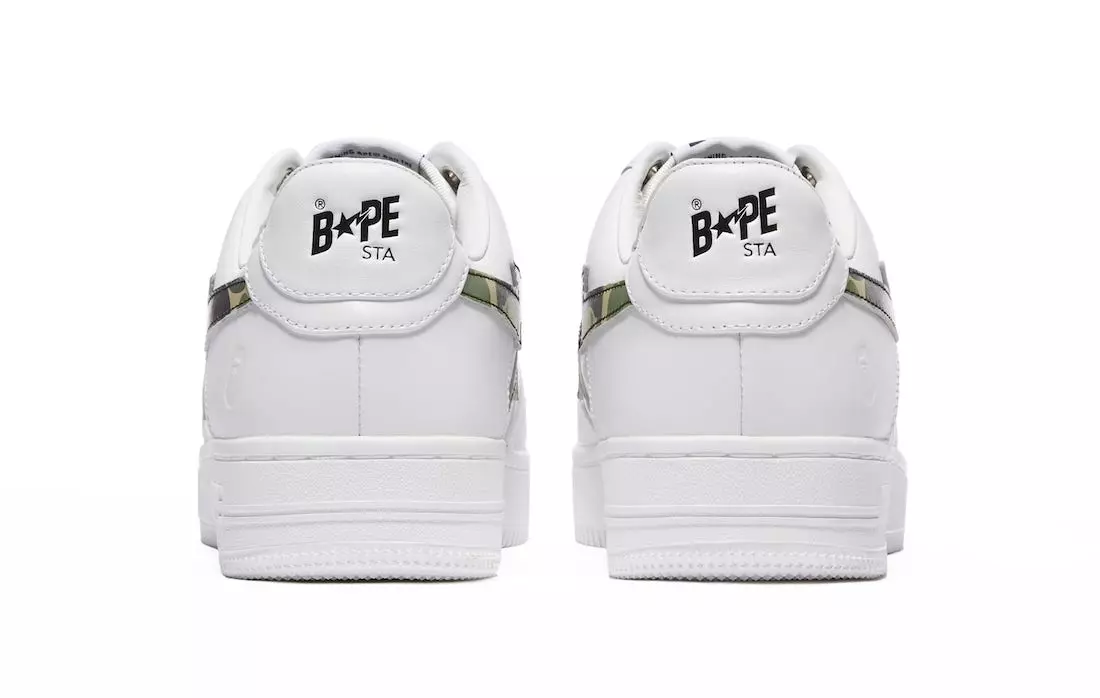 Tarehe ya Kutolewa ya Bape Sta White Green Camo