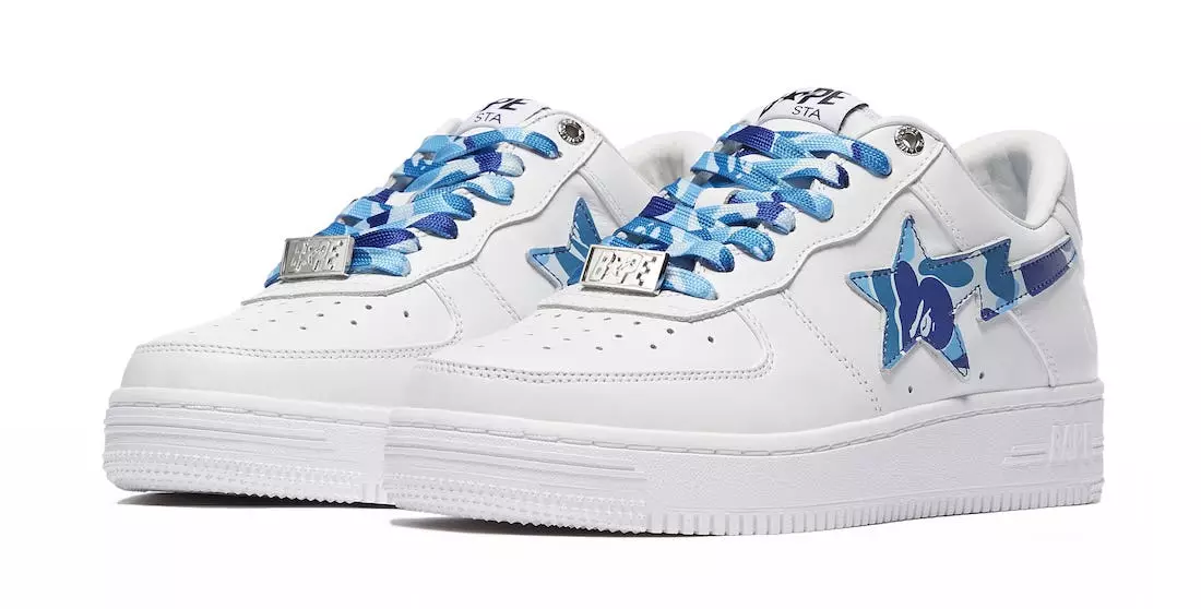 Bape Sta White Blue Camo Release Datum