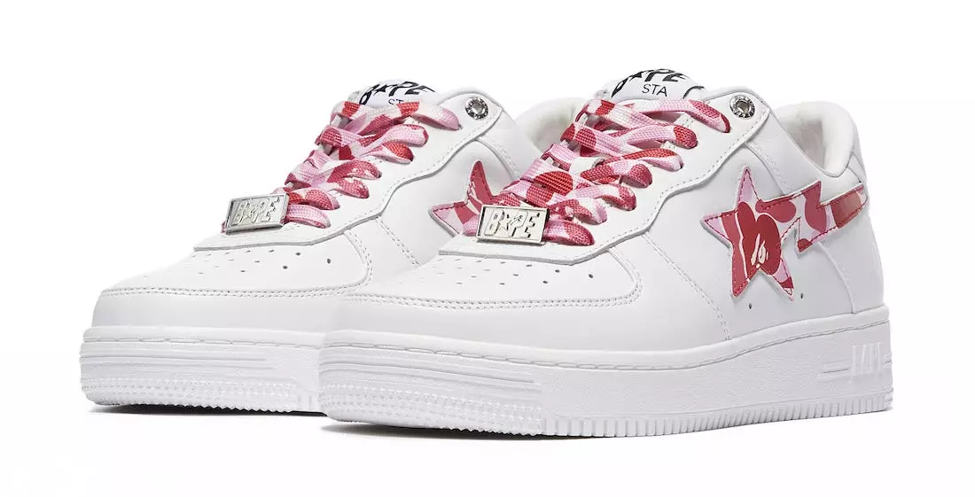 Bape Sta White Pink Julkaisupäivä