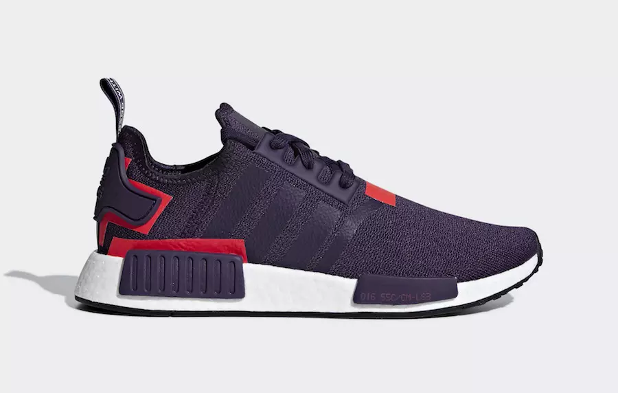 Adidas NMD R1 выпускаецца ў колерах Legend Purple і Shock Red