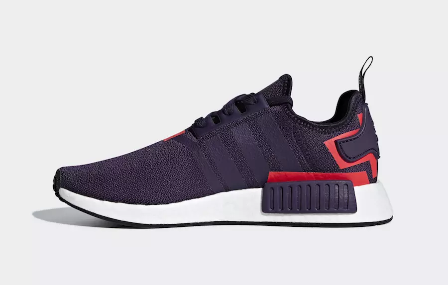 Adidas NMD R1 Legend Roxo Shock Red BD7752 Data de lançamento