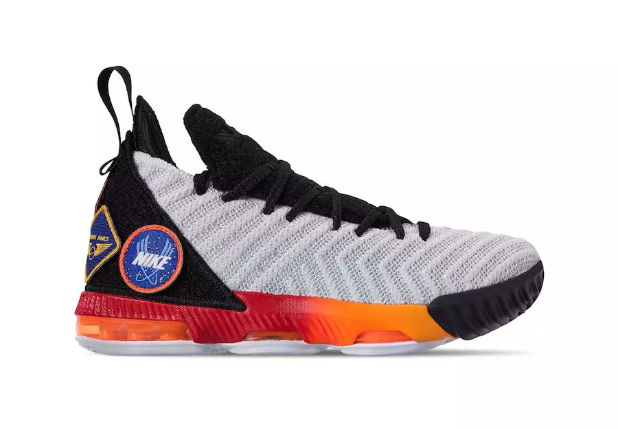 Nike LeBron 16 Kids White Laser Orange AQ2465-188 Дата на издаване