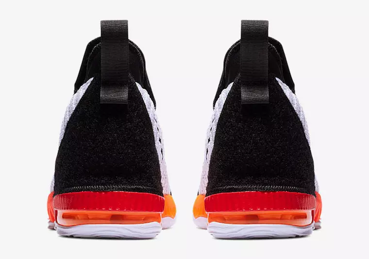 Nike LeBron 16 Bambini Bianco Rosso Arancio Nero Data di rilascio