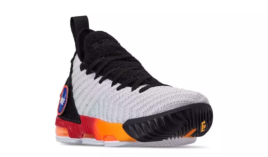 Nike LeBron 16 Kids White Laser Orange AQ2465-188 Թողարկման ամսաթիվ