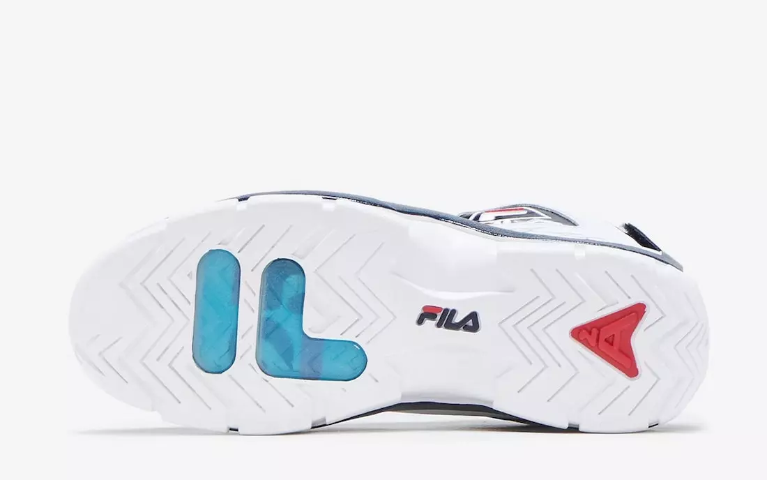 FILA Grant Hill 2 25 နှစ်မြောက် အဖြူရောင် 1BM01374-125 ထုတ်ဝေသည့်ရက်စွဲ