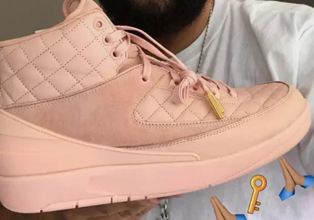 Just Don Air Jordan 2 Arctic Orange Rose DJ Khaled