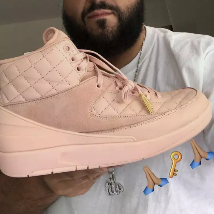 Samo Don Air Jordan 2 Arctic Orange Pink