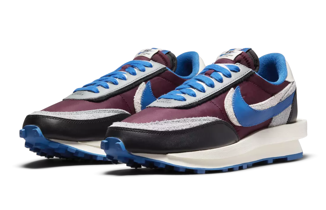 Undercover Sacai Nike LDWaffle Night Maroon Team Royal DJ4877-600 Чыгарылган күнү