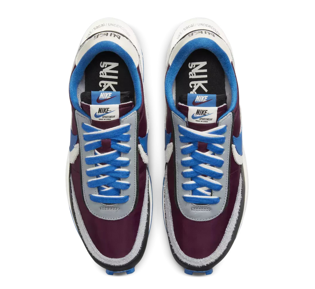 Gizli Sacai Nike LDWaffle Night Maroon Team Royal DJ4877-600 Çıkış Tarihi