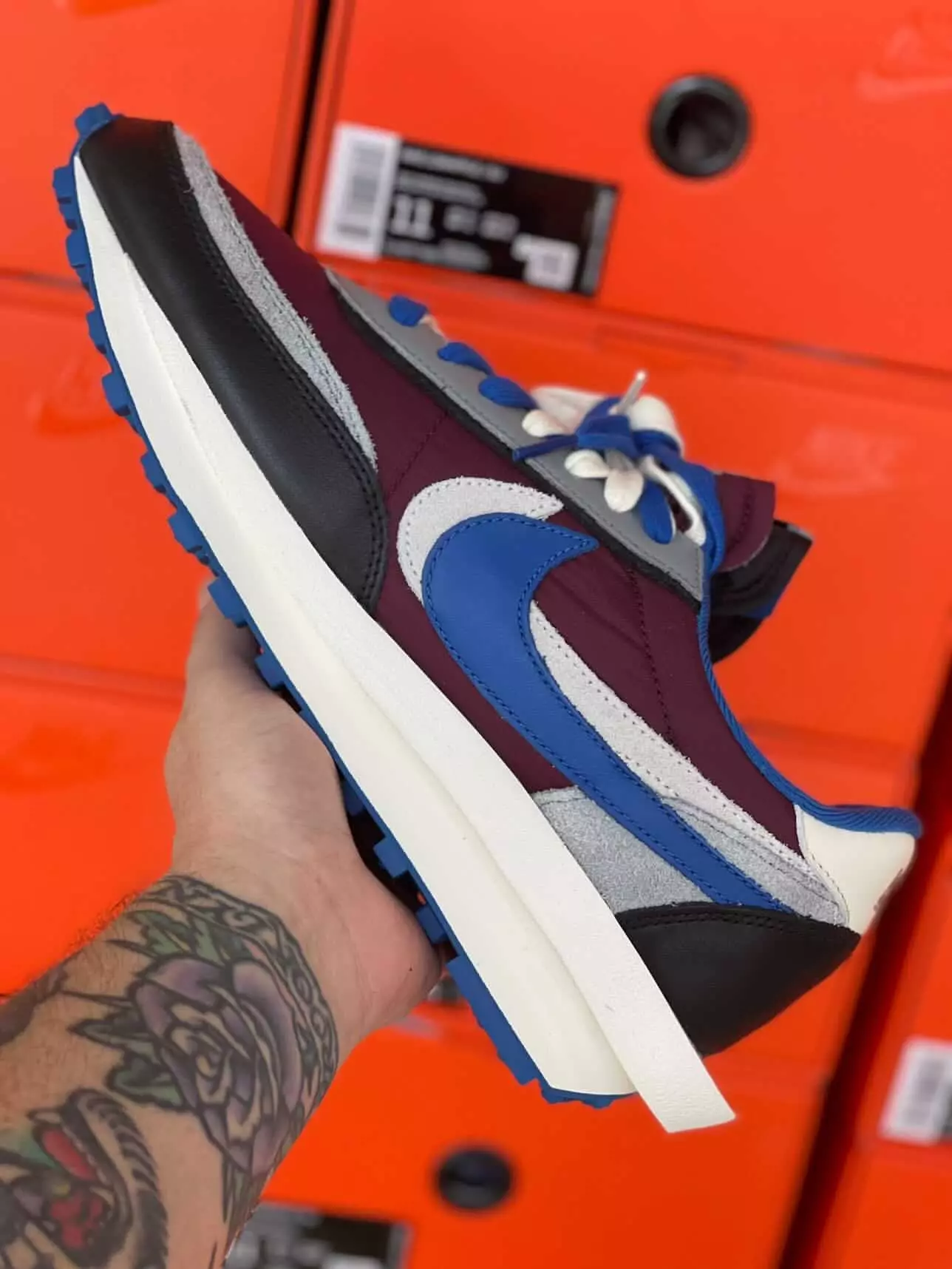 Undercover Sacai Nike LDWaffle Night Maroon DJ4877-600 Чыгарылган күнү