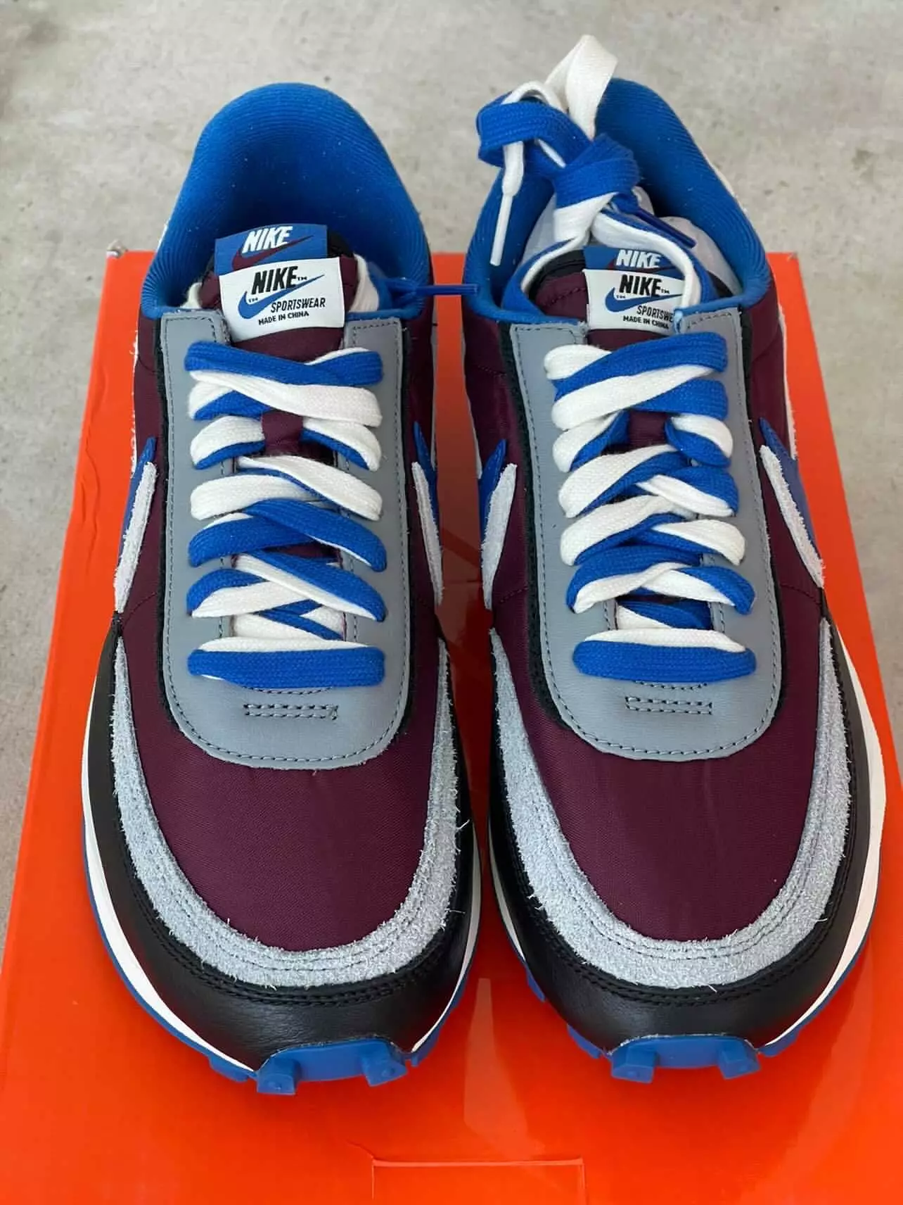 Undercover Sacai Nike LDWaffle Night Maroon DJ4877-600 Dáta Eisiúna