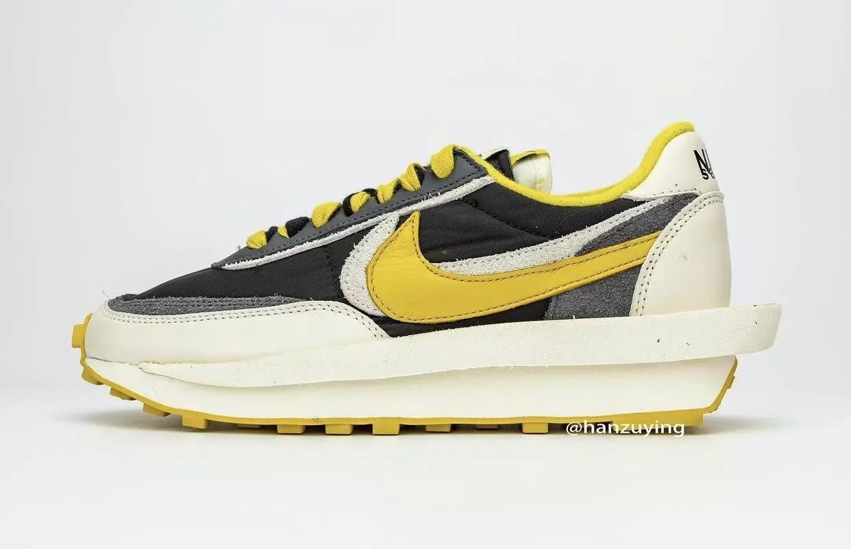 Undercover Sacai Nike LDWaffle Bright Citron DJ4877-001 Чыгарылган күнү баасы