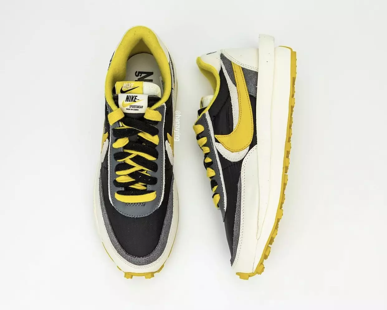 လျှို့ဝှက်ဝှက် Sacai Nike LDWaffle Bright Citron DJ4877-001 ဖြန့်ချိသည့်ရက်စွဲ စျေးနှုန်း