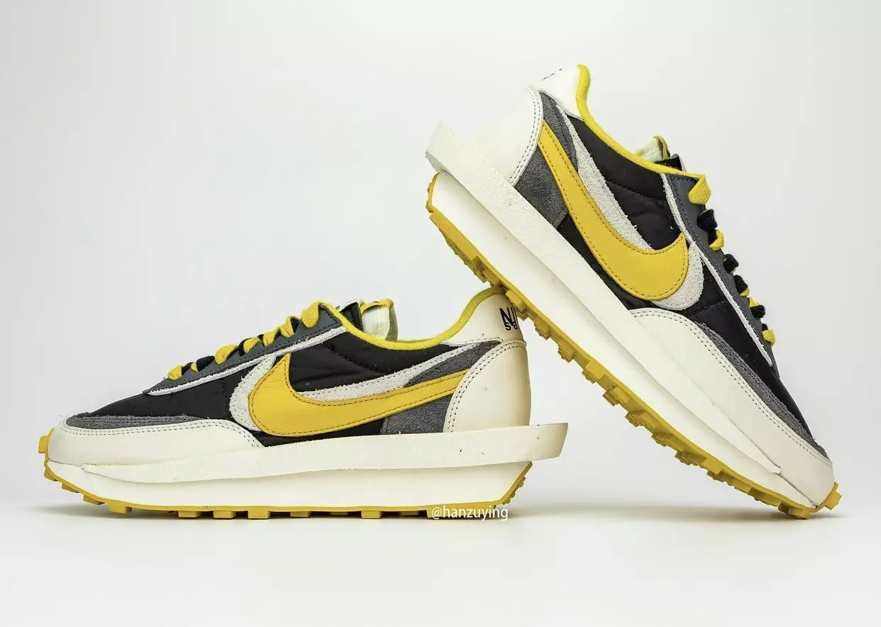 Undercover Sacai Nike LDWaffle Bright Citron DJ4877-001 Чыгарылган күнү баасы