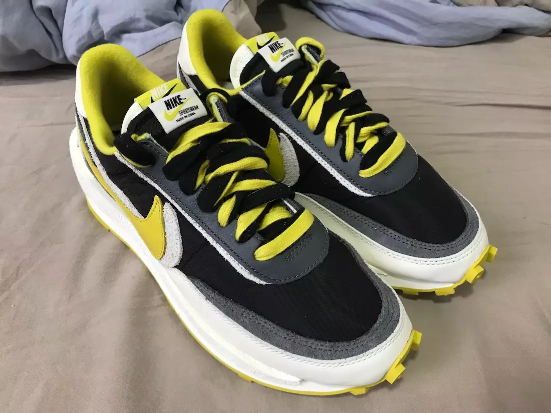 လျှို့ဝှက်ဝှက် Sacai Nike LDWaffle Bright Citron DJ4877-001 ဖြန့်ချိသည့်ရက်စွဲ