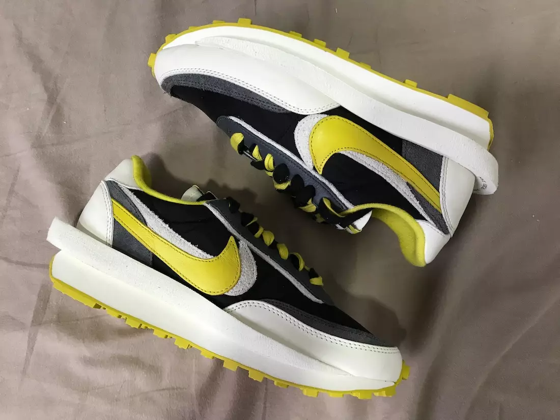 လျှို့ဝှက်ဝှက် Sacai Nike LDWaffle Bright Citron DJ4877-001 ဖြန့်ချိသည့်ရက်စွဲ