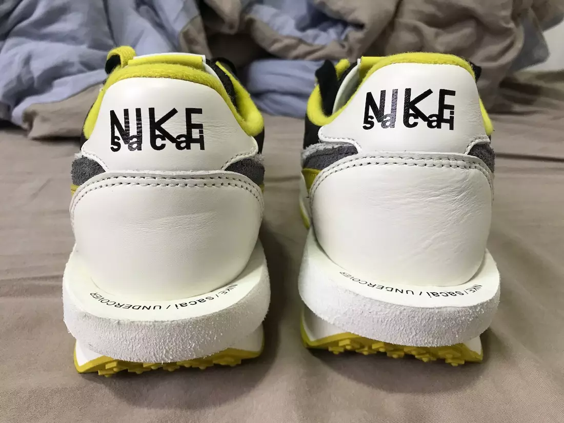 Undercover Sacai Nike LDWaffle Bright Citron DJ4877-001 Dáta Eisiúna