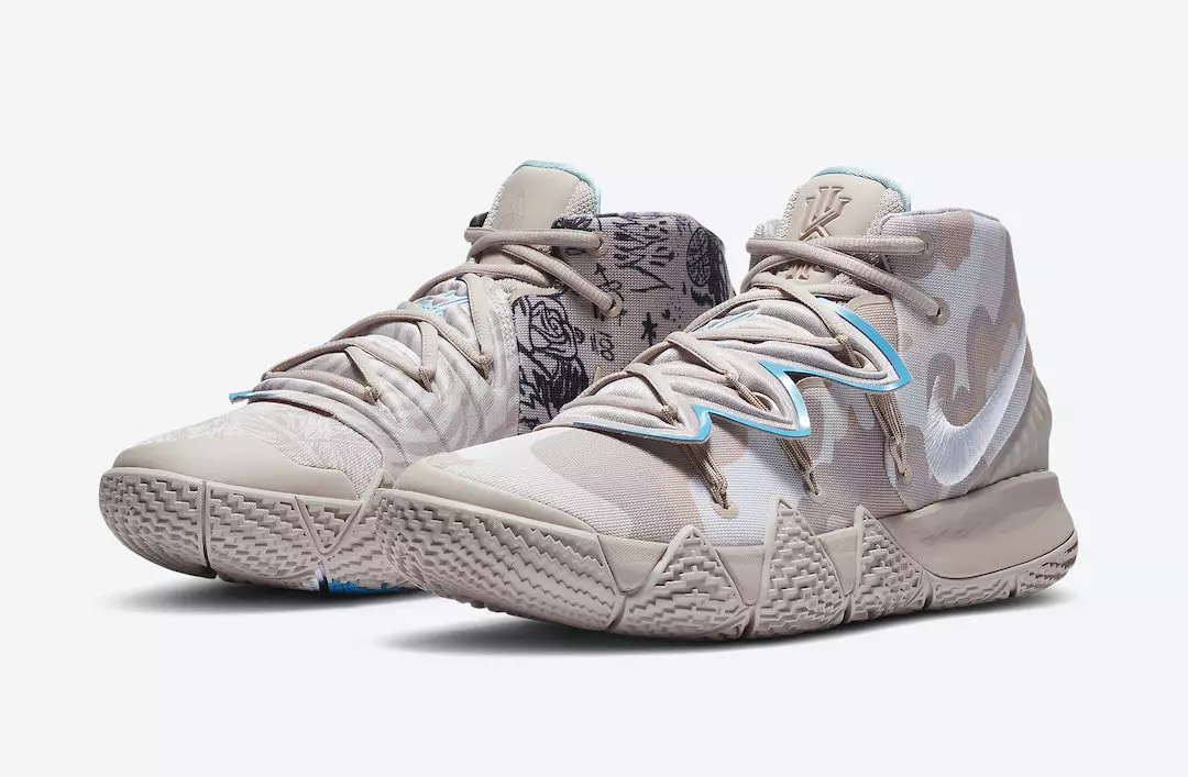 Sipërfaqe hibride Nike Kyrie S2 në Desert Camo