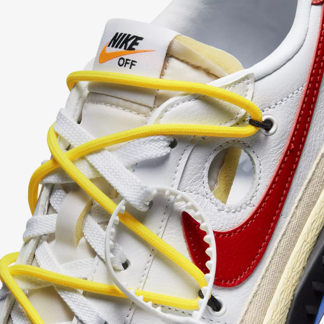 Off-White Nike Blazer Low White University Red DH7863-100 Utgivelsesdato