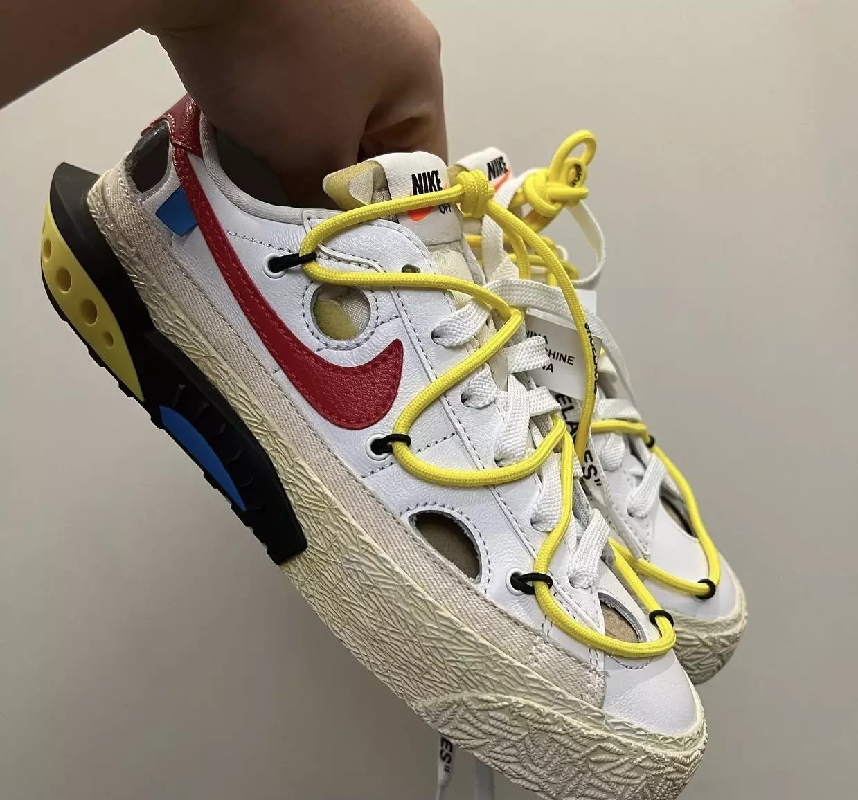 Off-White x Nike Blazer Low White University Red DH7863-100 Buraxılış Tarixi