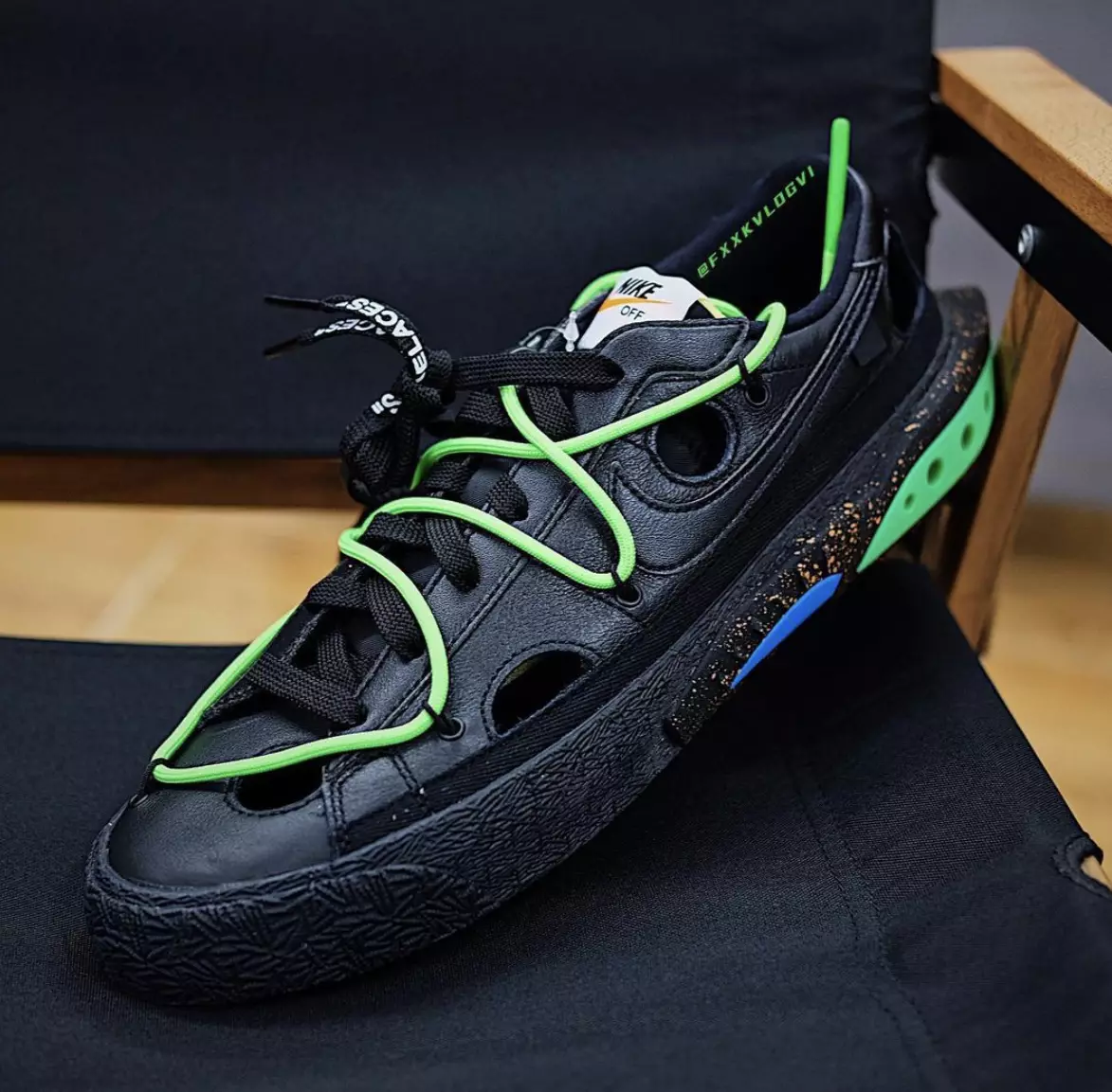 أبيض عاجي Nike Blazer Low Black Green Release Price Price