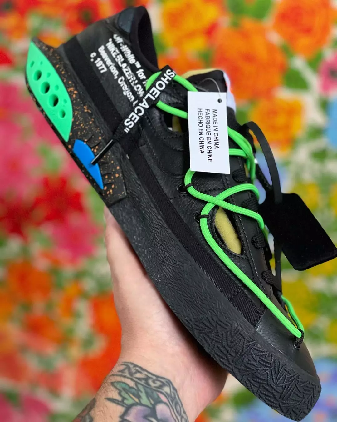 Off-White Nike Blazer Low Black Green