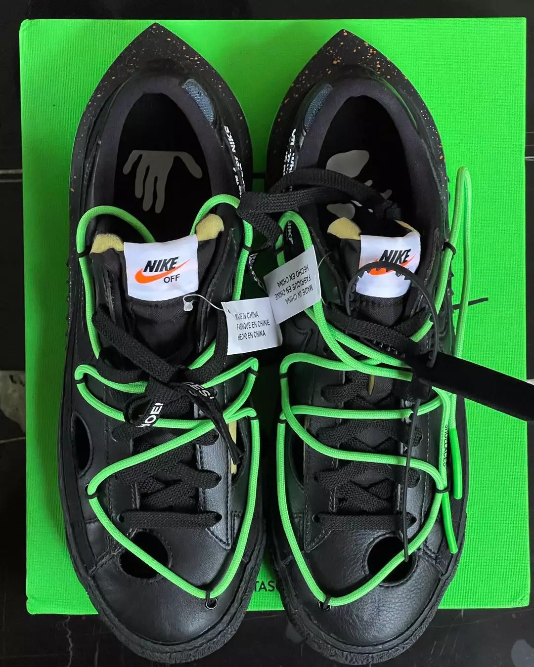 Off-White Nike Blazer Low Black Green