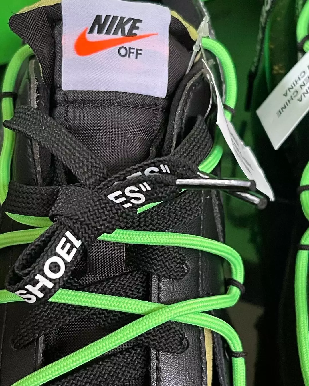 Off-White Nike Blazer Low Svart Grønn