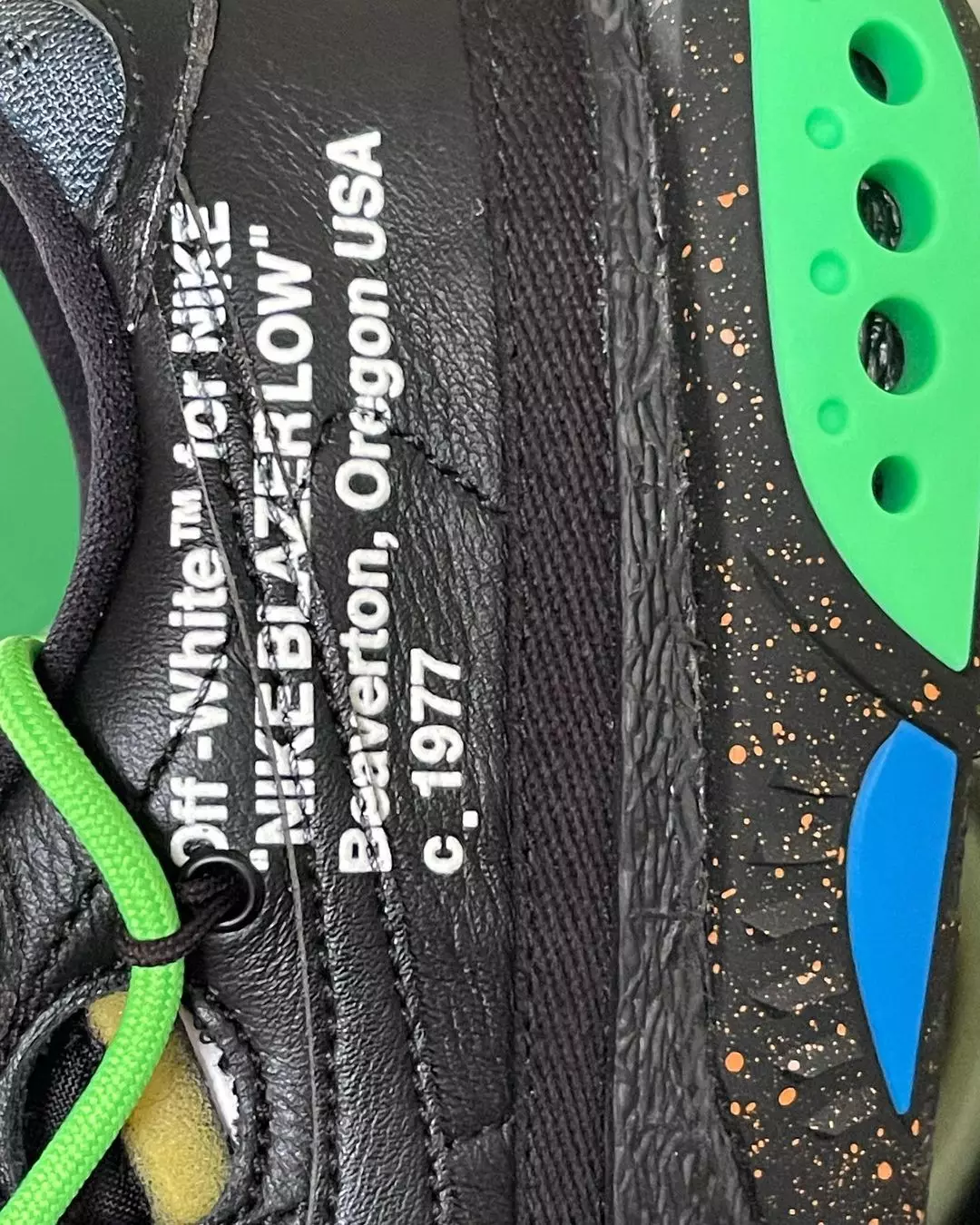 Off-White Nike Blazer Low Black Green