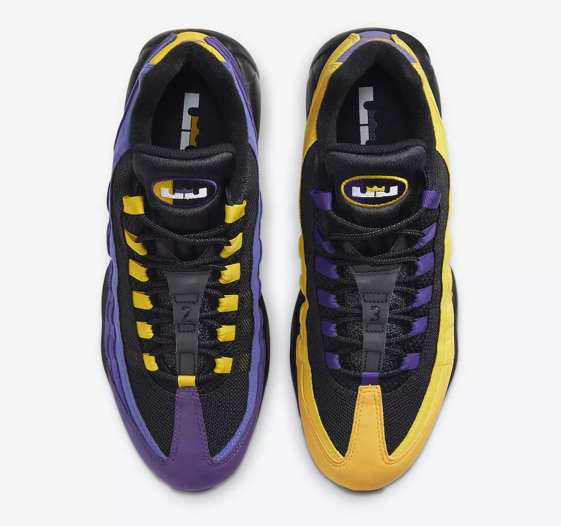 Nike Air Max 95 LeBron Lakers CZ3624-001 chiqarilgan sana