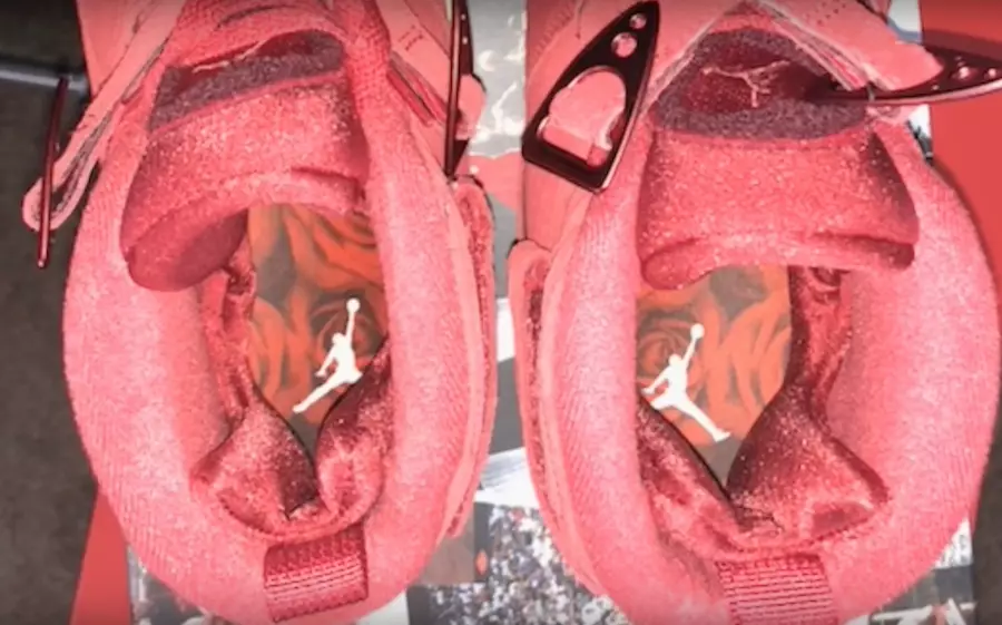 Air Jordan 8 VDay וואַלענטינע ס טאָג אַק2449-614 מעלדונג טאָג