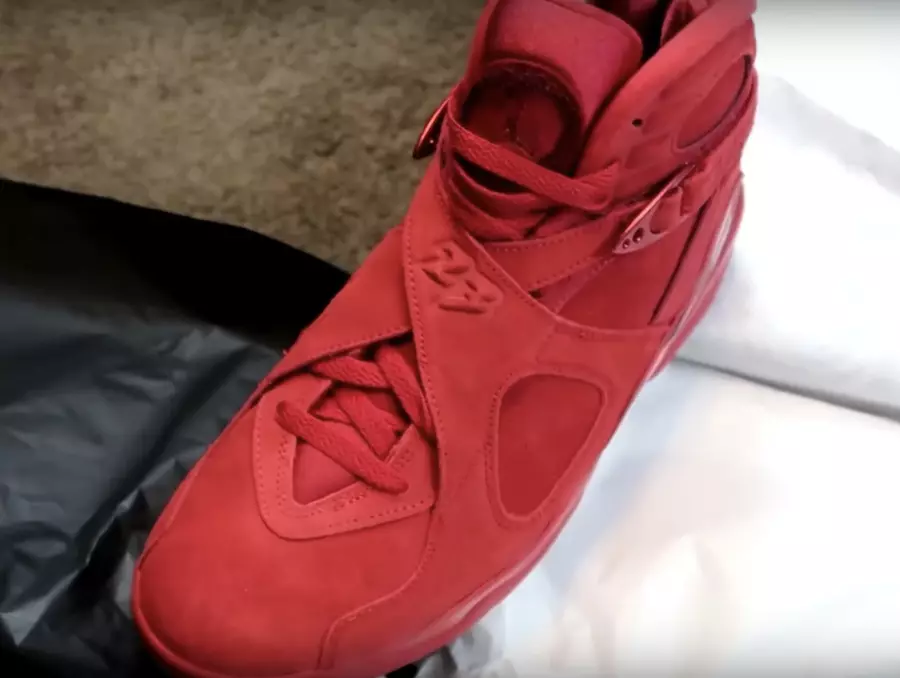 Air Jordan 8 WMNS Valentīna diena Red