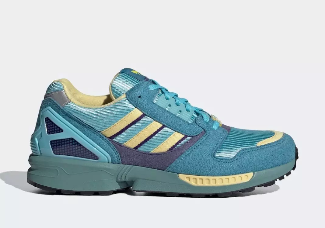 Ngày phát hành adidas ZX 8000 Light Blue Shock Yellow FY7686