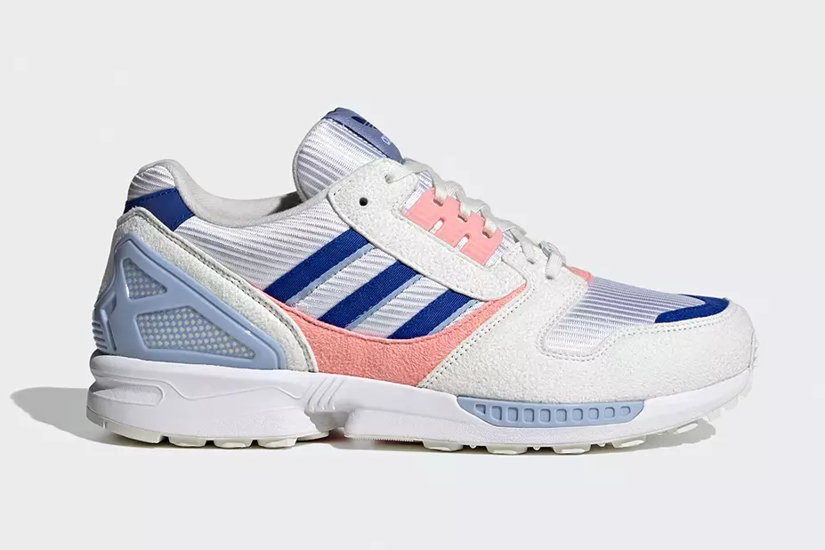 Adidas ZX 8000, mis on saadaval kuninglikus sinises ja roosas värvitoonis