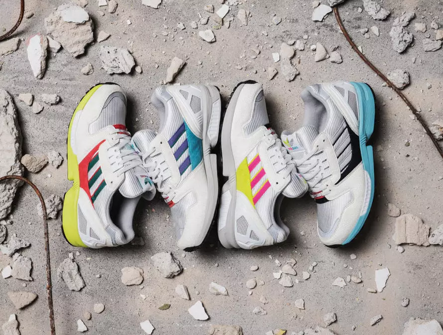 Overkill x adidas ZX 8000 celebra a queda do Muro de Berlim