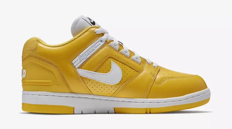 Supreme Nike SB Air Force 2 Jaune AA0871-717